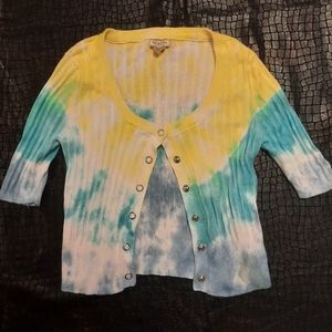 Tie Dye Cardigan